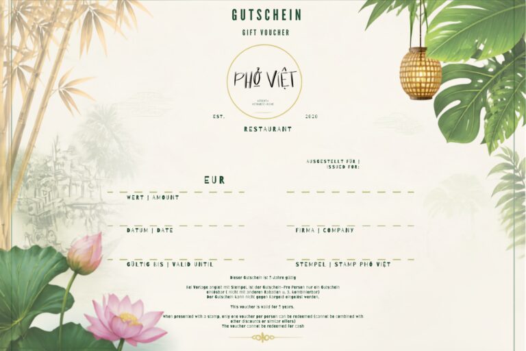 Restaurant Gutschein für Phở Việt Grafenwöhr